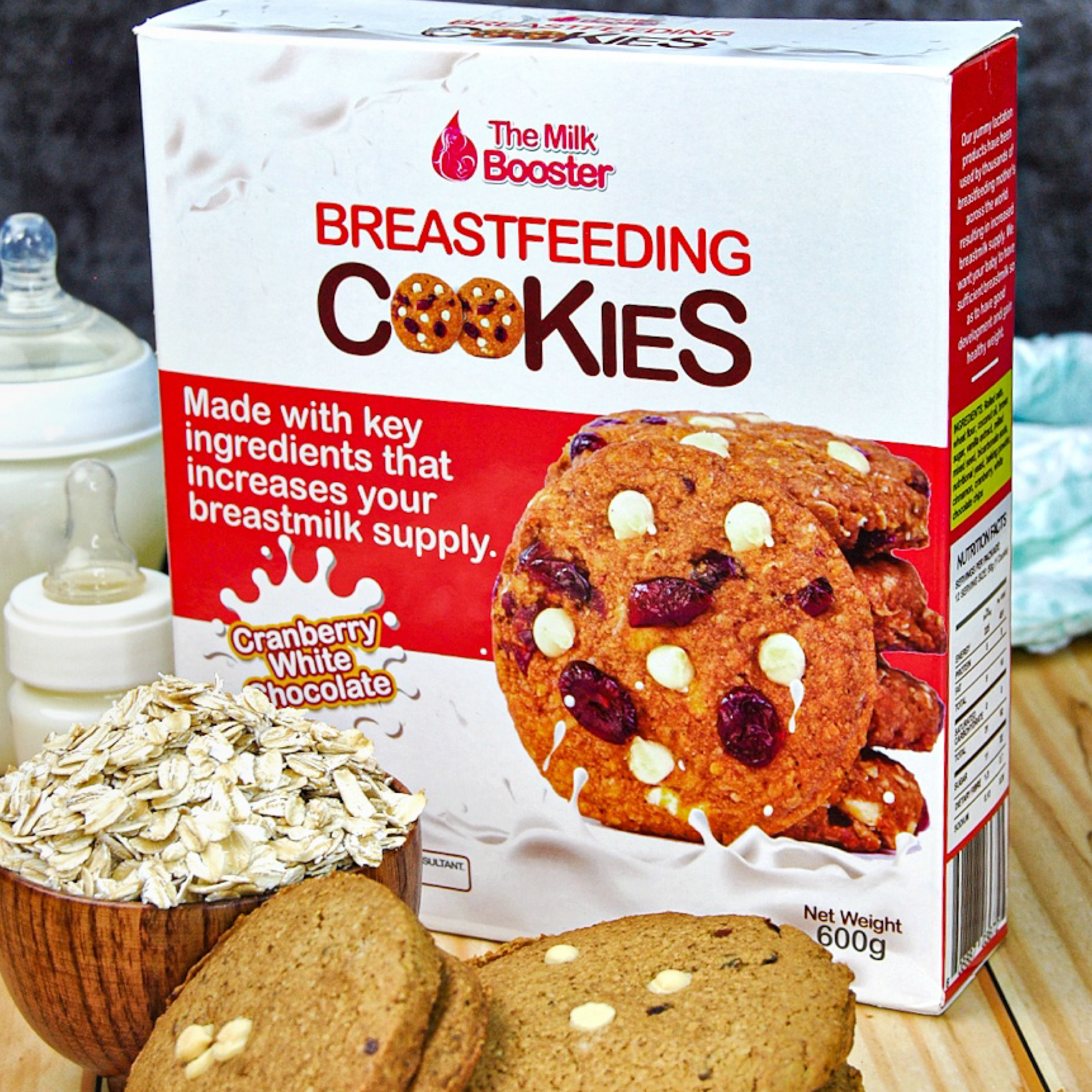 Breastfeeding Cookies - Cranberry White 600g